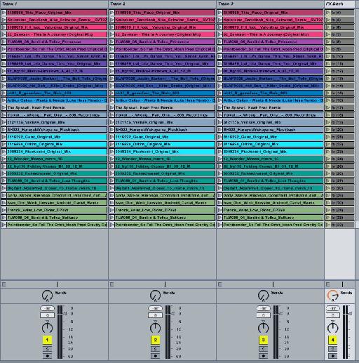 snapshot of a very basic DJ set configuration