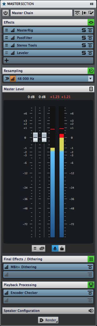 A more easy-to-follow master section