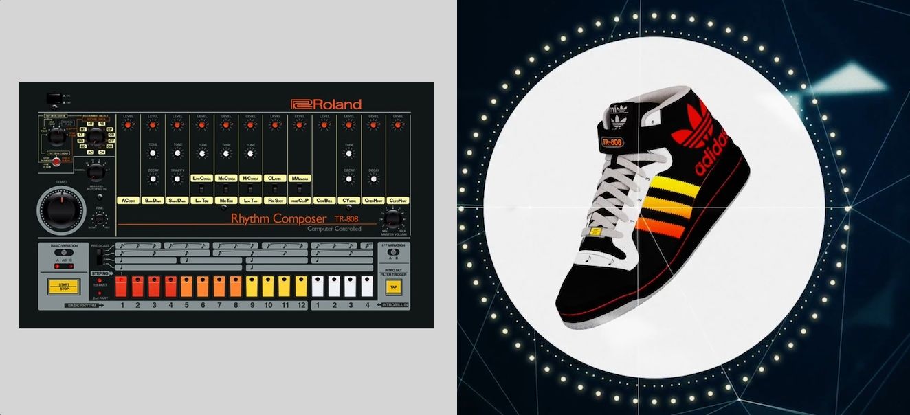 Desigualdad reembolso Ópera New Video: Listen to Beats of Mi Adidas Roland TR-808 Shoes : Ask.Audio
