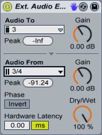 Live's External Audio Effect device.