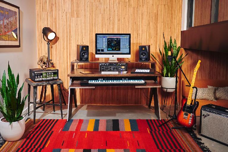 Output Releases Platform, A Wooden Studio Desk For Musicians : 